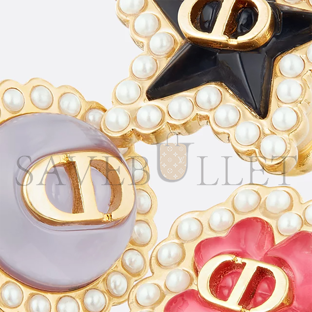 D*or petit cd lucky baroque stud earrings set e3749womve_d01x